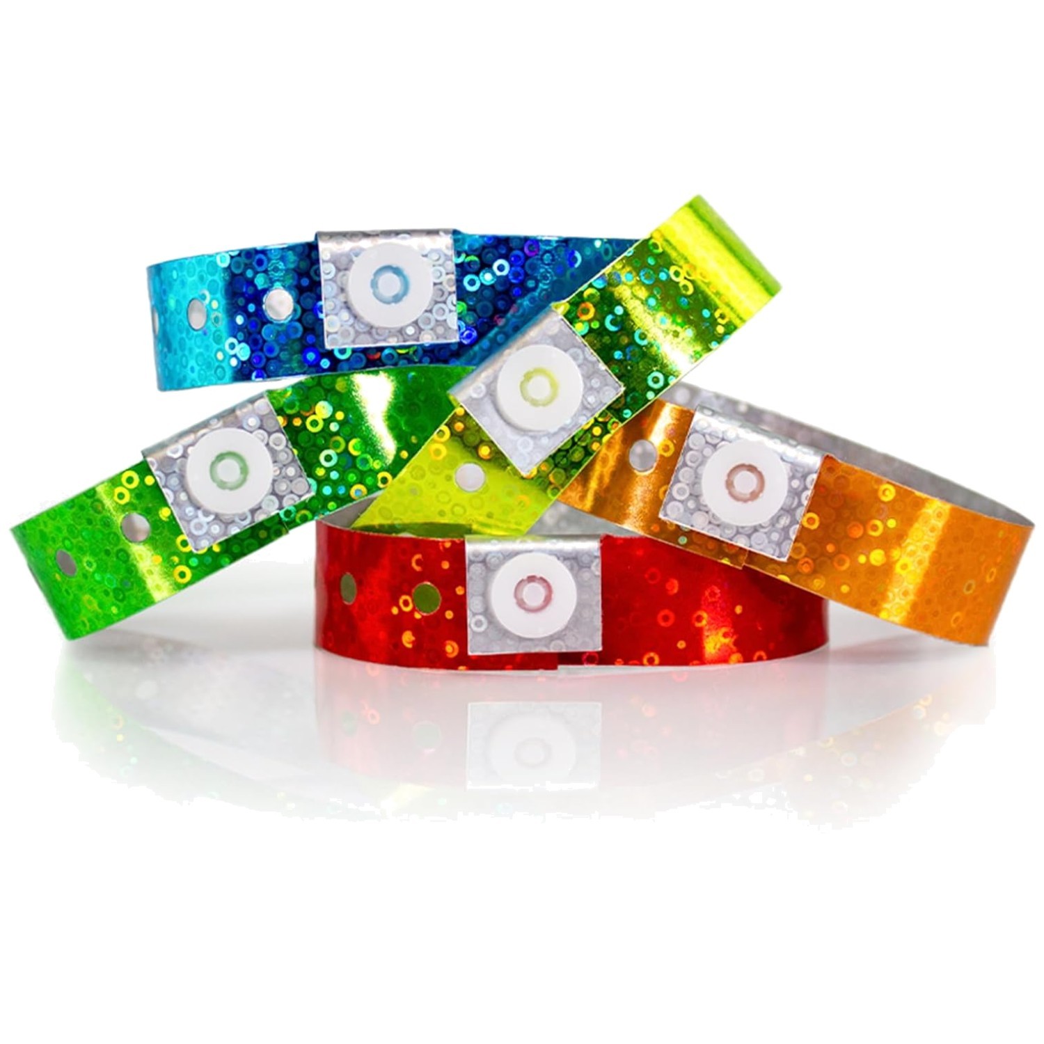 VIP Identification Wristbands – 500 Count Holographic Pack