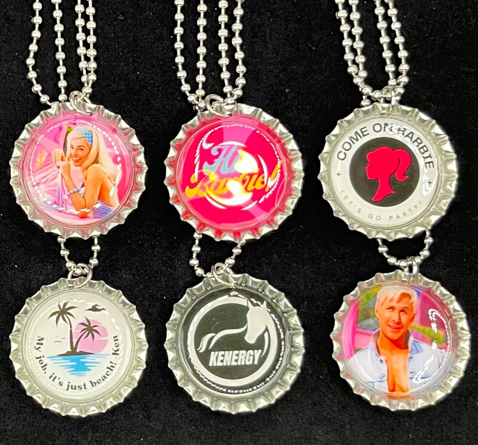 Barbie & Ken necklaces / Kenergy / Gift / party favors / Just Ken /Birthday