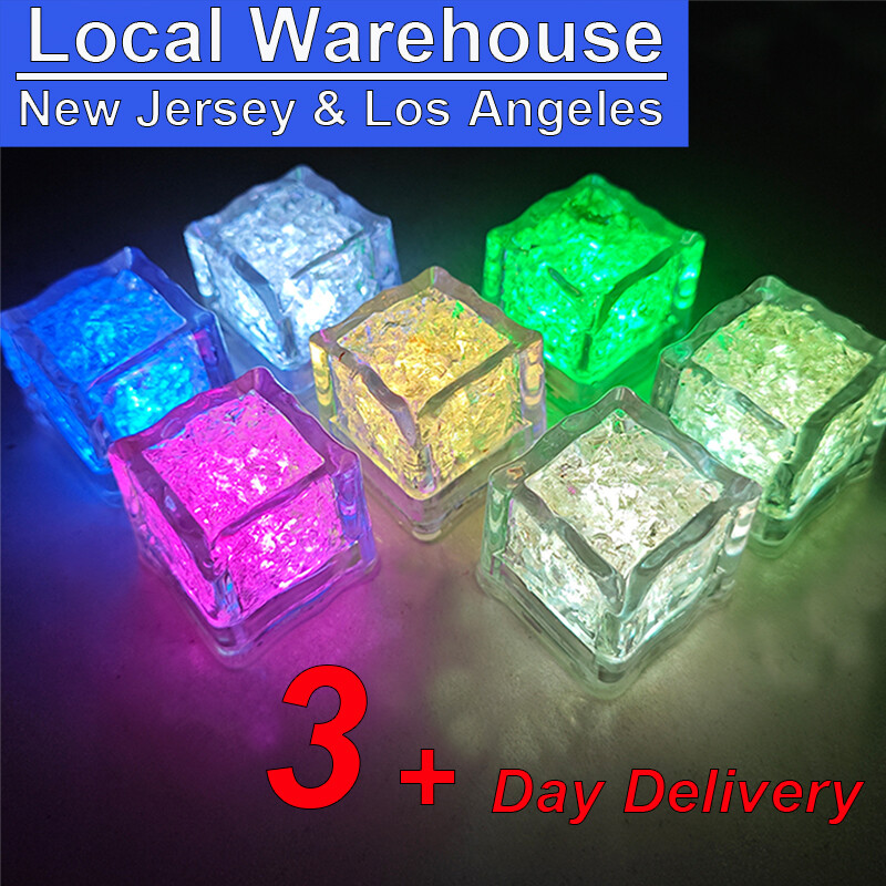 120Pack Light Up Ice Cubes for Drinks, Multi Color Led Ice Cube Changing lights
