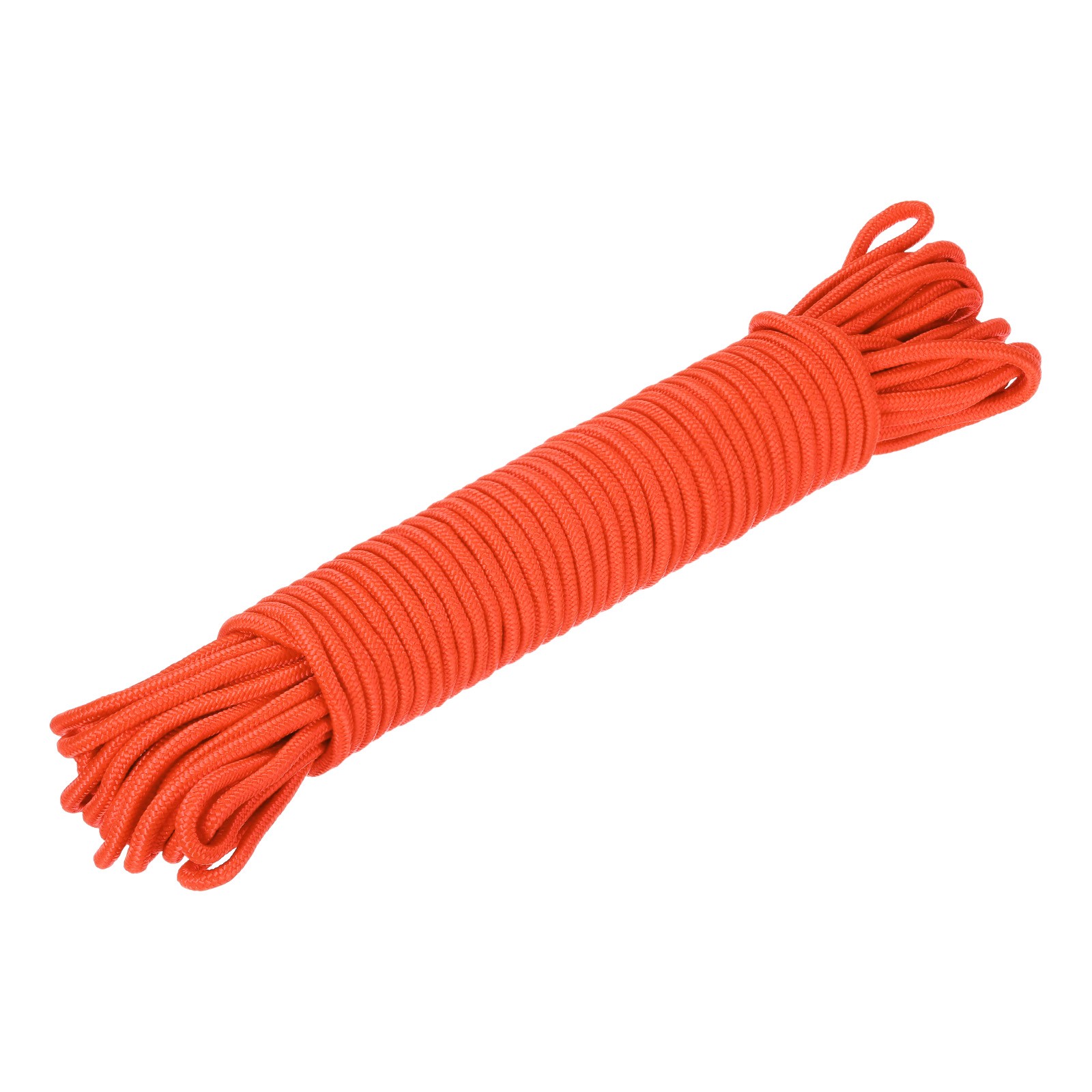 45M/147.7ft 8mm Orange Polypropylene Braided Rope Outdoor