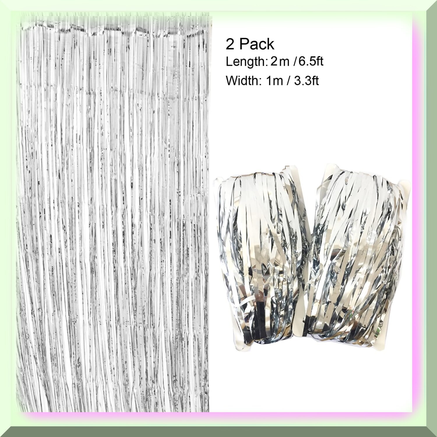Silver Birthday Party Decorations Kit