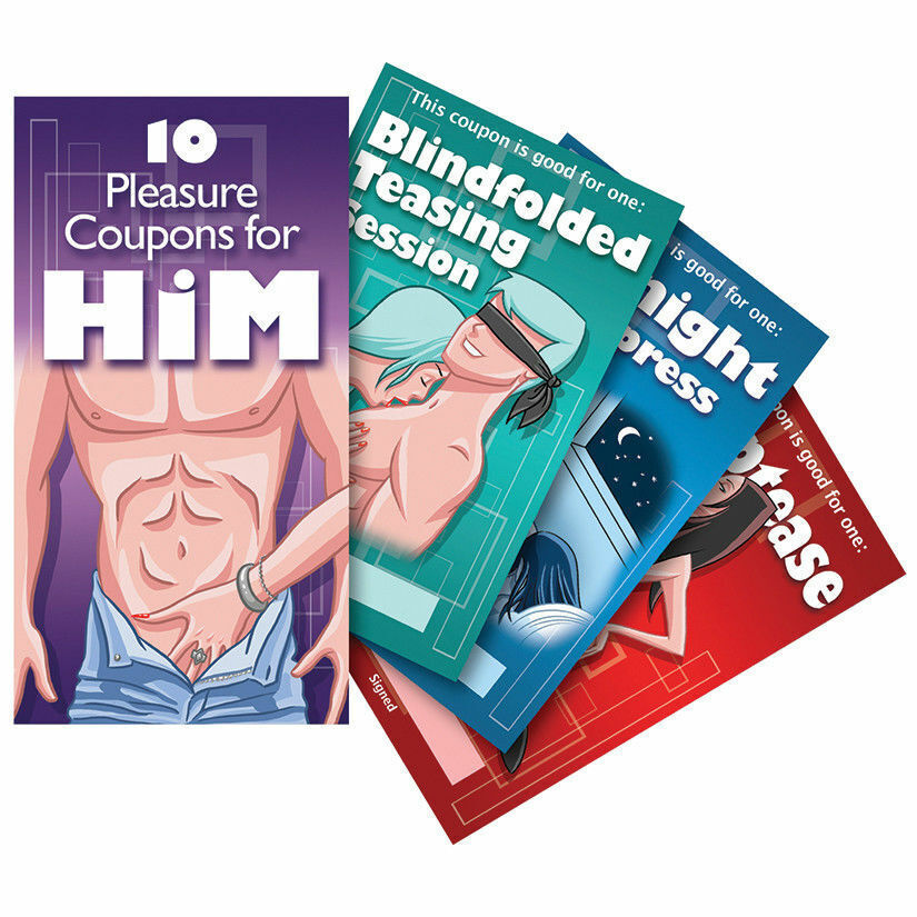 Adult Novelty Booklet Vouchers Coupons Hot Naughty Bedroom Fun Sex Cheques GIFT