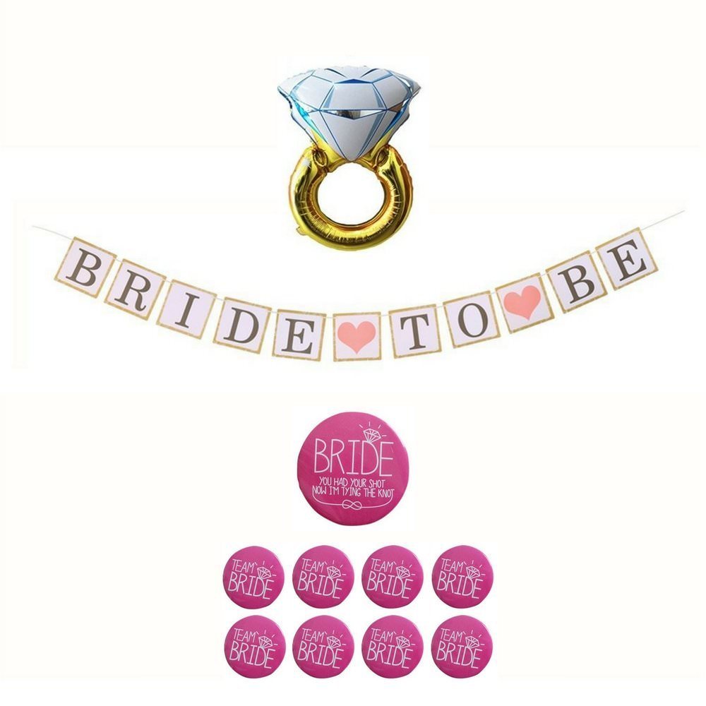 Bachelorette Party Supplies Favors Bridal Shower Decorations Sash Veil Gifts