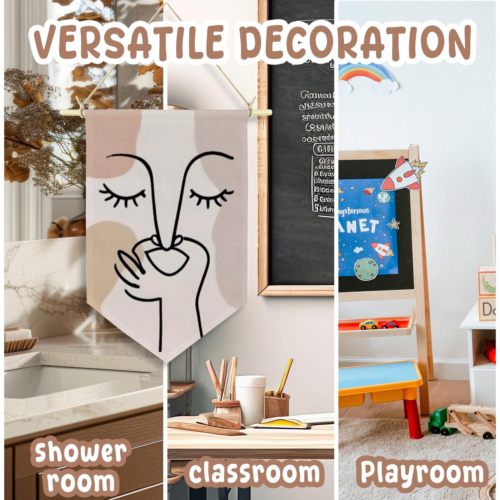 Funny Bathroom Wall Decor Christmas Birthday Gifts for Women Family and Frien…