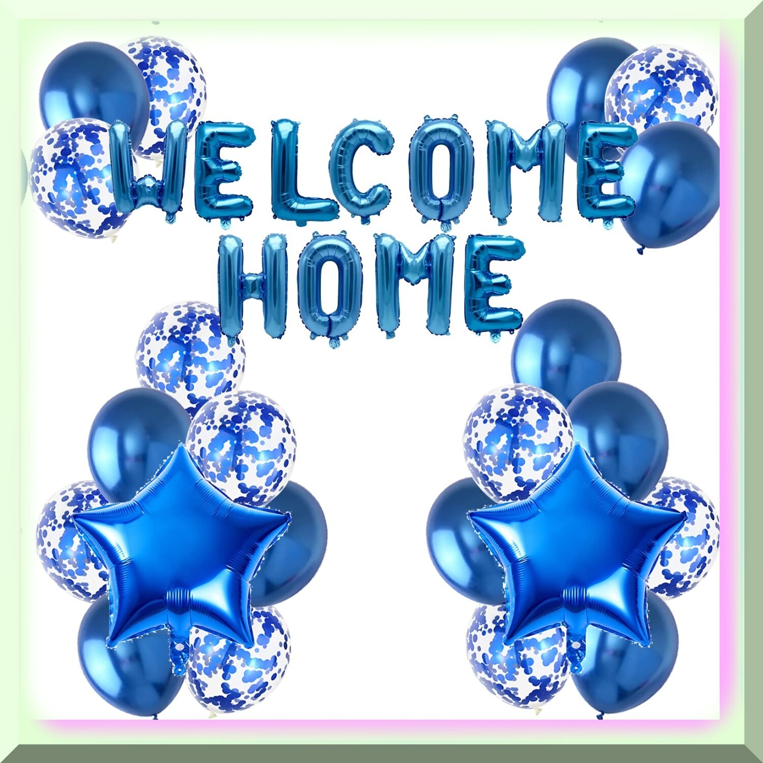 Homecoming Balloon Set with Letter and Star Shapes