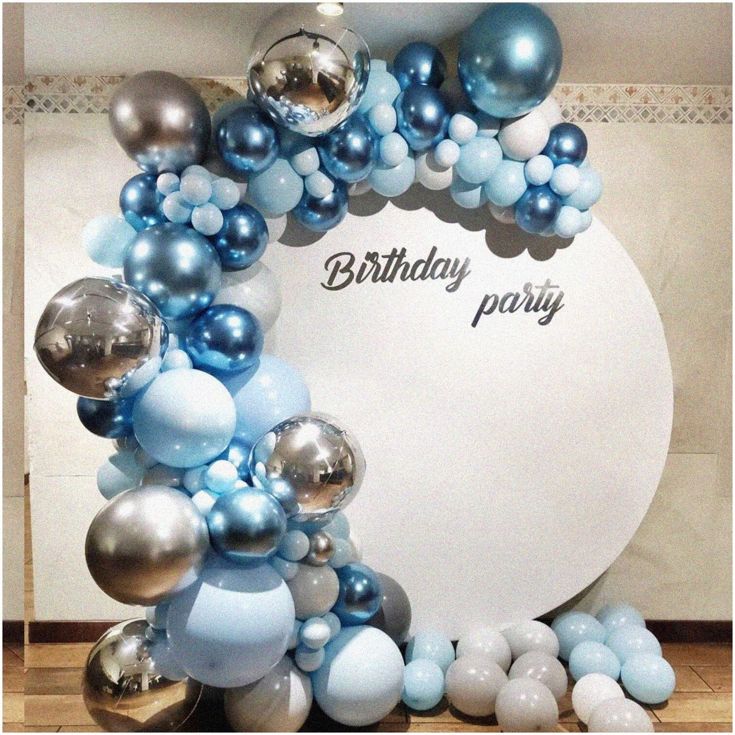 Blue Balloon Garland Kit for Celebrations