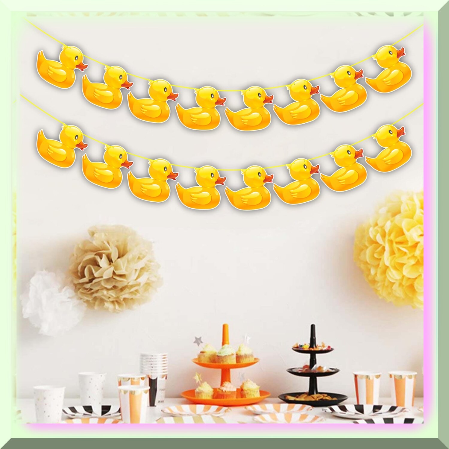 Cartoon Duck Garland 12ft Wall Decoration