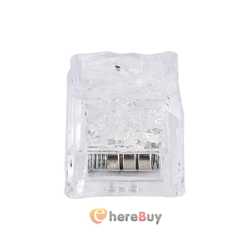 Light Up Ice Cubes, 12 Pack Multi Color Led Ice Cubes for Drinks Changing Lights