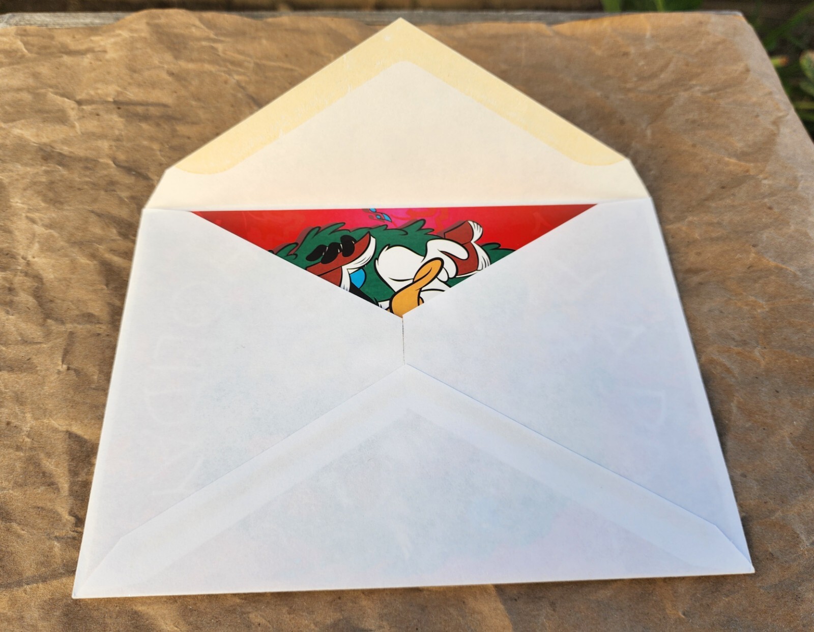 12 vintage Looney Tunes Christmas Holiday Cards Envelope Set Tweety Bugs Marvin