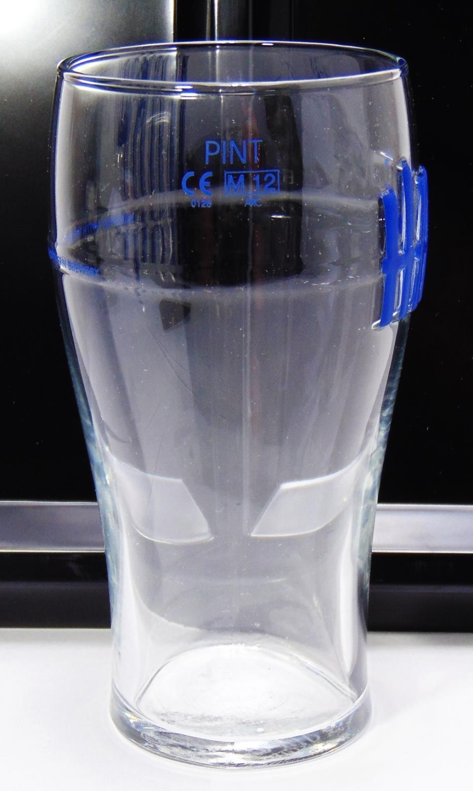 Personalised Harp Larger Pint Glass, Gift for Him or Her Your Message Engrave