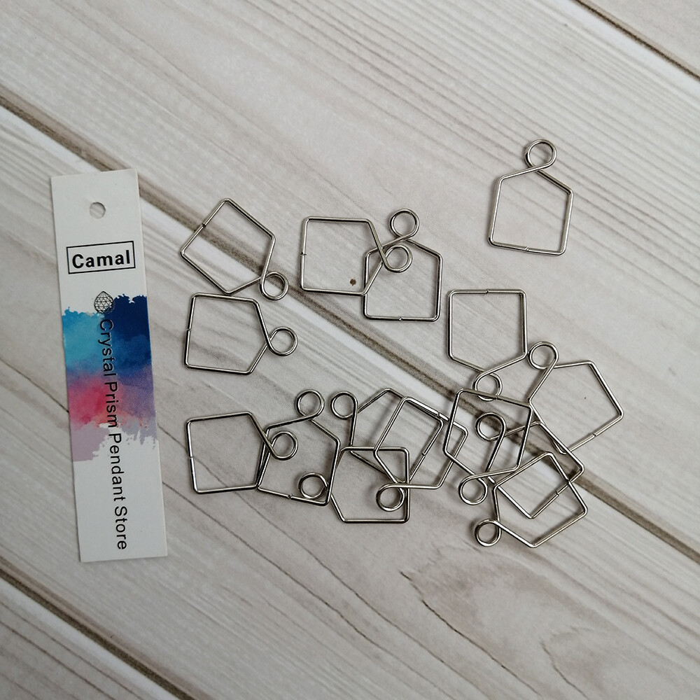 150pcs 10/14/16mm Chrome Metal Buckle Hook Connector For Hanging Crystal