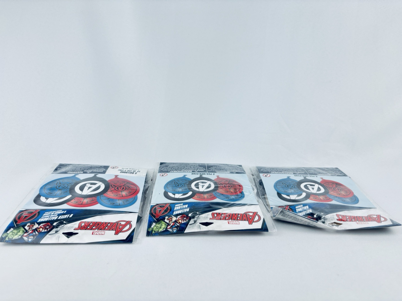 Marvel Avengers Latex 12″ Balloons Assorted Colors – Lot Of 3 – Birthday Party