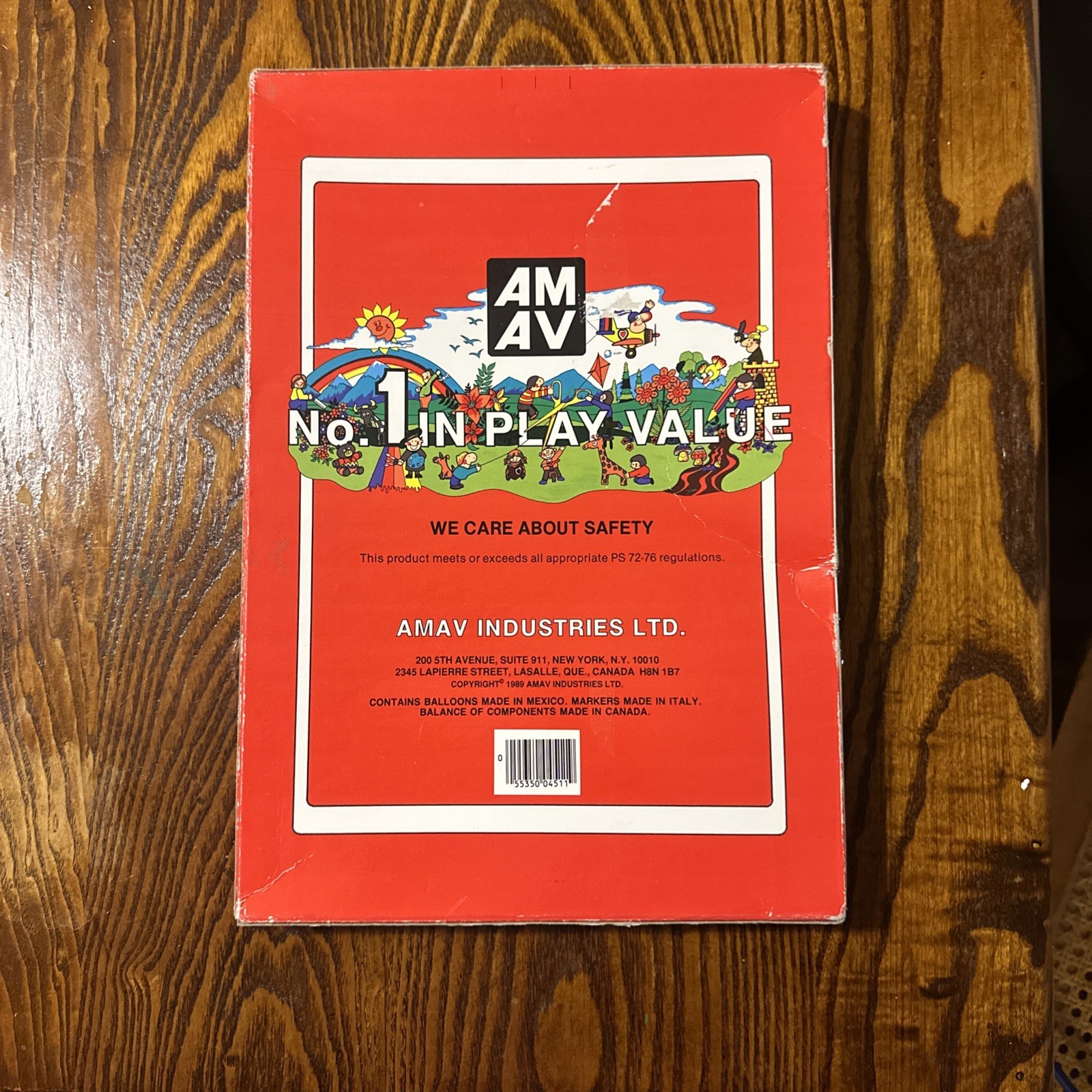Balloon Art Creative Decorative Kit Birthday Party Vintage AMAV 1989 4511 NEW