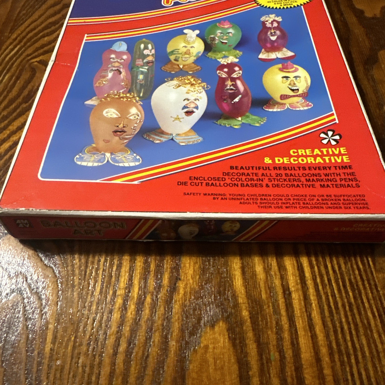 Balloon Art Creative Decorative Kit Birthday Party Vintage AMAV 1989 4511 NEW