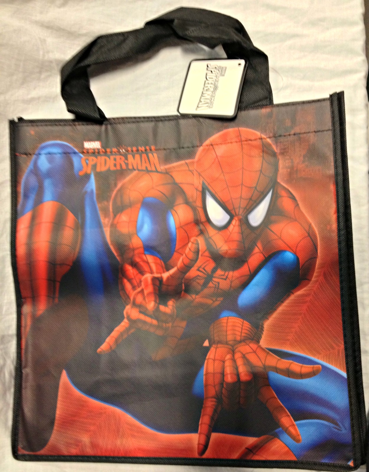 Large Black & Red Marvel Spider- Man Shopping/Gift Bag