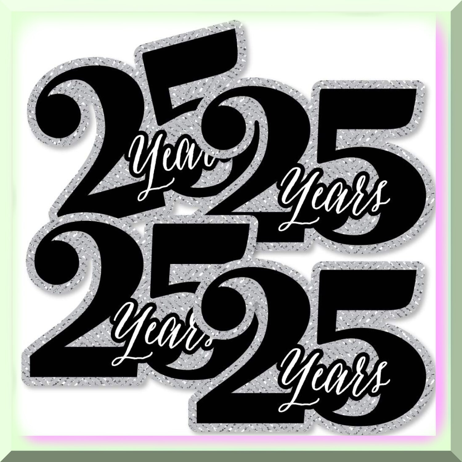 25th Anniversary Celebration Decoration Kit