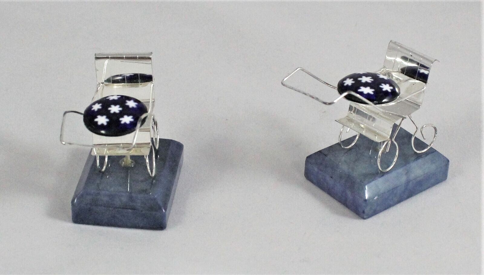 Set Of 16 Silver Birth Baptism Favors Stroller For Girl Boy