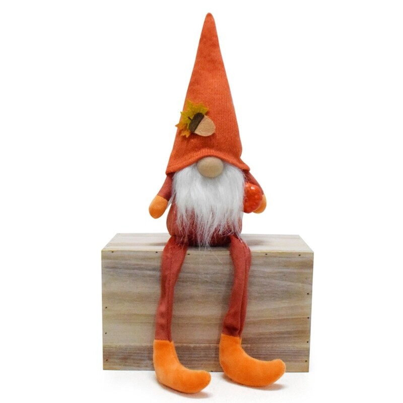 1Pair Handmade Autumn Gnomes Doll Centerpieces Thanksgiving Tabletop Decoration