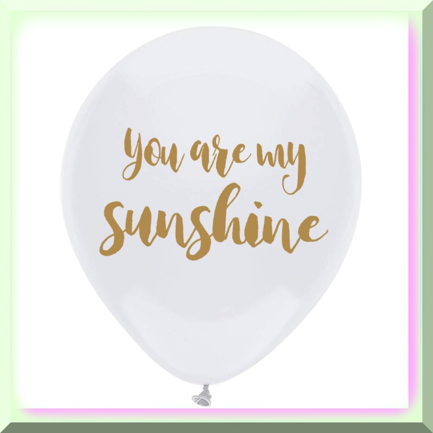White and Gold Latex Party Balloons Set
