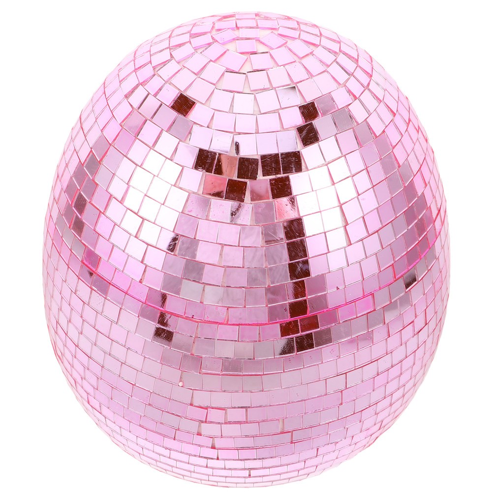 Reflective Ball Ktv Egg Ornament Easter Garden Mirror Decor Photo Prop