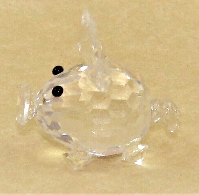 8 Wedding Favors Cadeau Birth Swarovski Crystal Pig Collectible