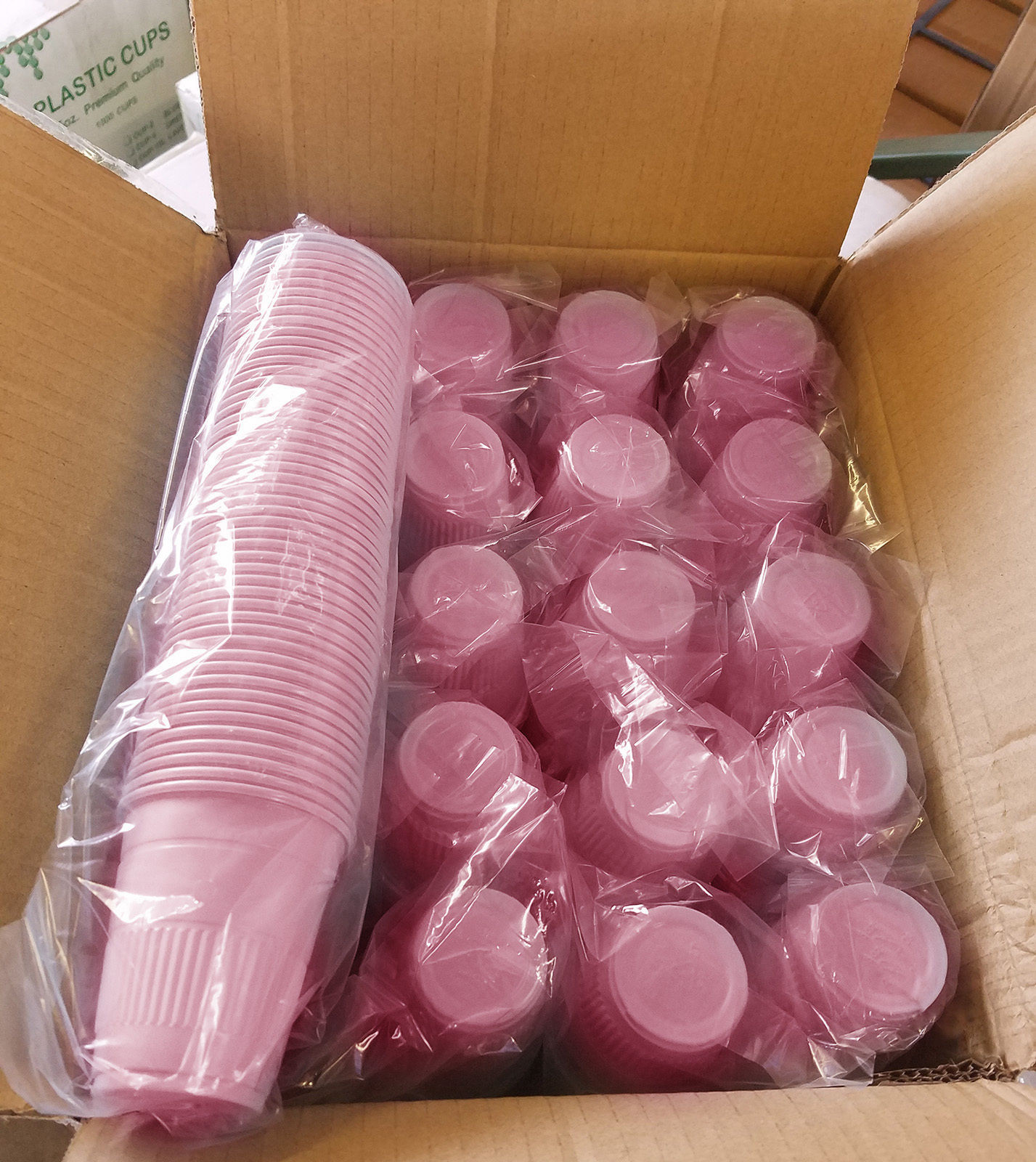 Disposable Plastic Drinking Cups Premium 5oz White Purple Green Pink Blue 1000pk
