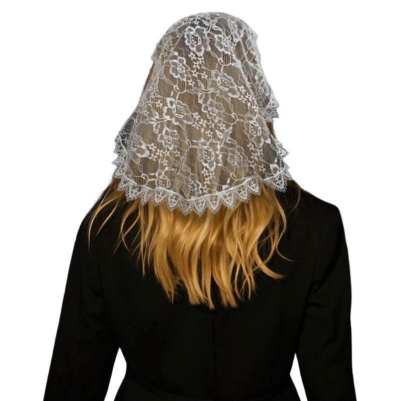 Wedding Lace Mantilla Bridal Veil Bride To Be Gift, Bridal Shower, Wedding Veil