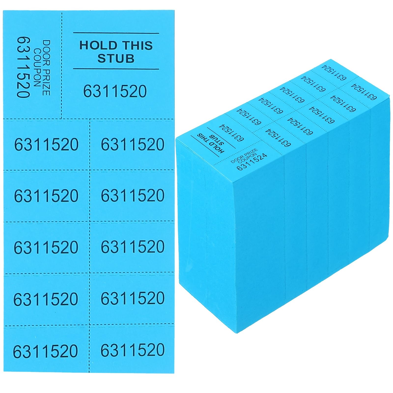 Kosiz 504 Sheets Raffle Auction Tickets with 10 Bid Numbers Raffle Tickets for S