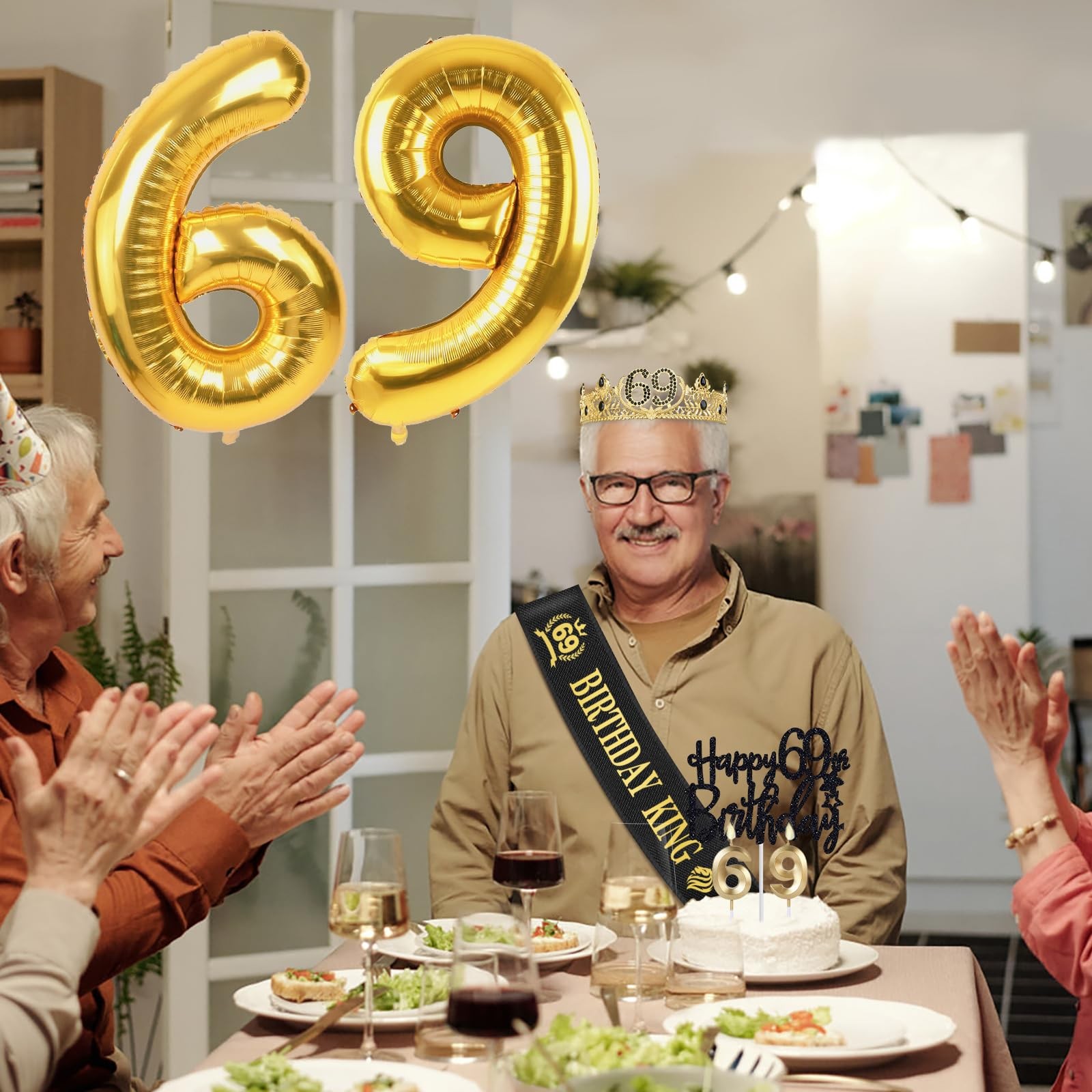 69th Birthday Gifts for Men, Decorations Party Decor…