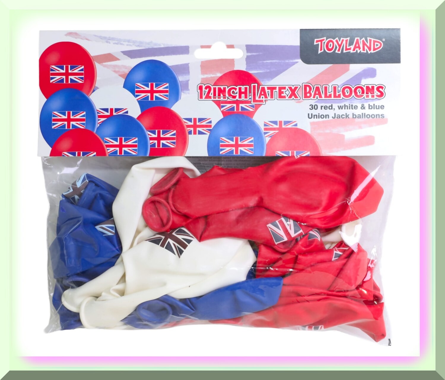 Union Jack Balloons Set 12-inch for Celebrations