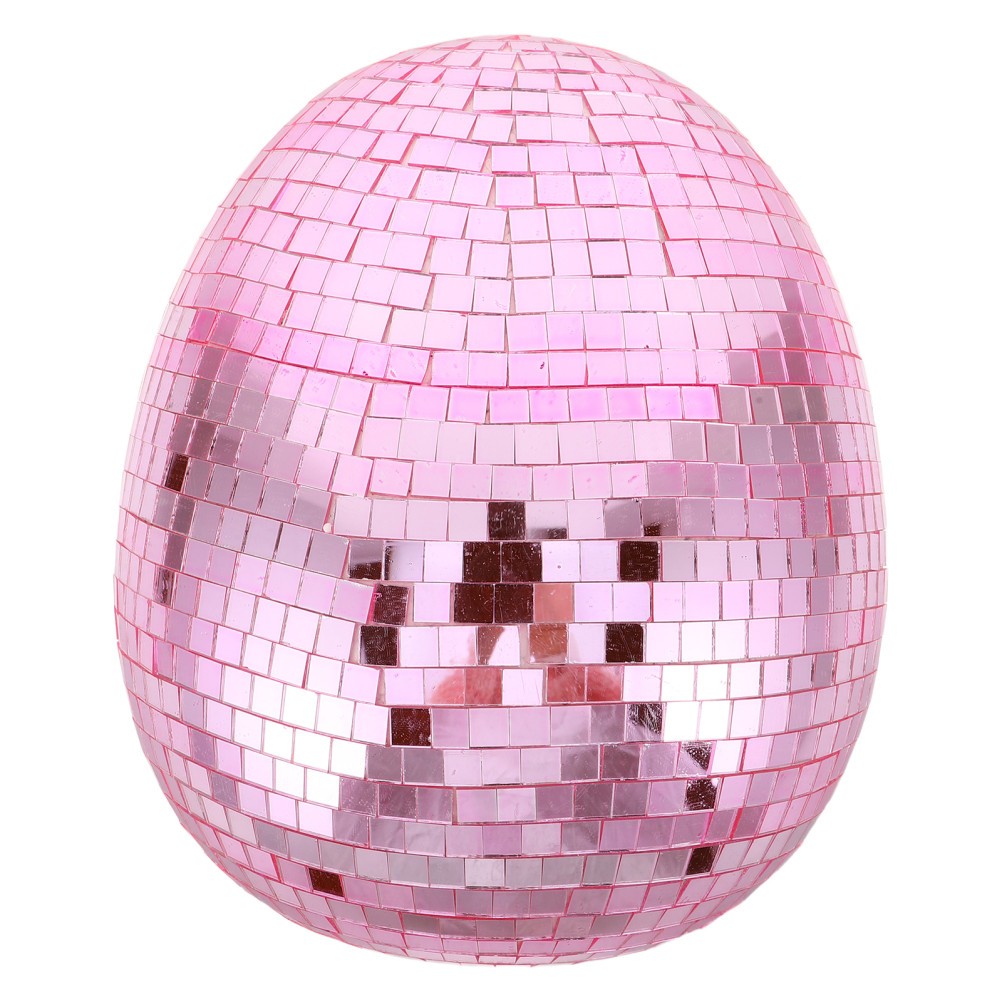 Reflective Ball Disco Eggs Tabletop Easter Decor Photo Props