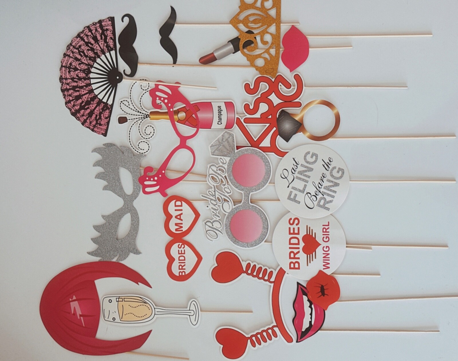 Hen’s night Bride to be Party Bachelorette Selfie Photo Booth Prop Game Decor