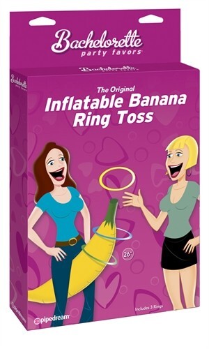 Bachelorette Party Favors Inflatable Banana Ring Toss Game