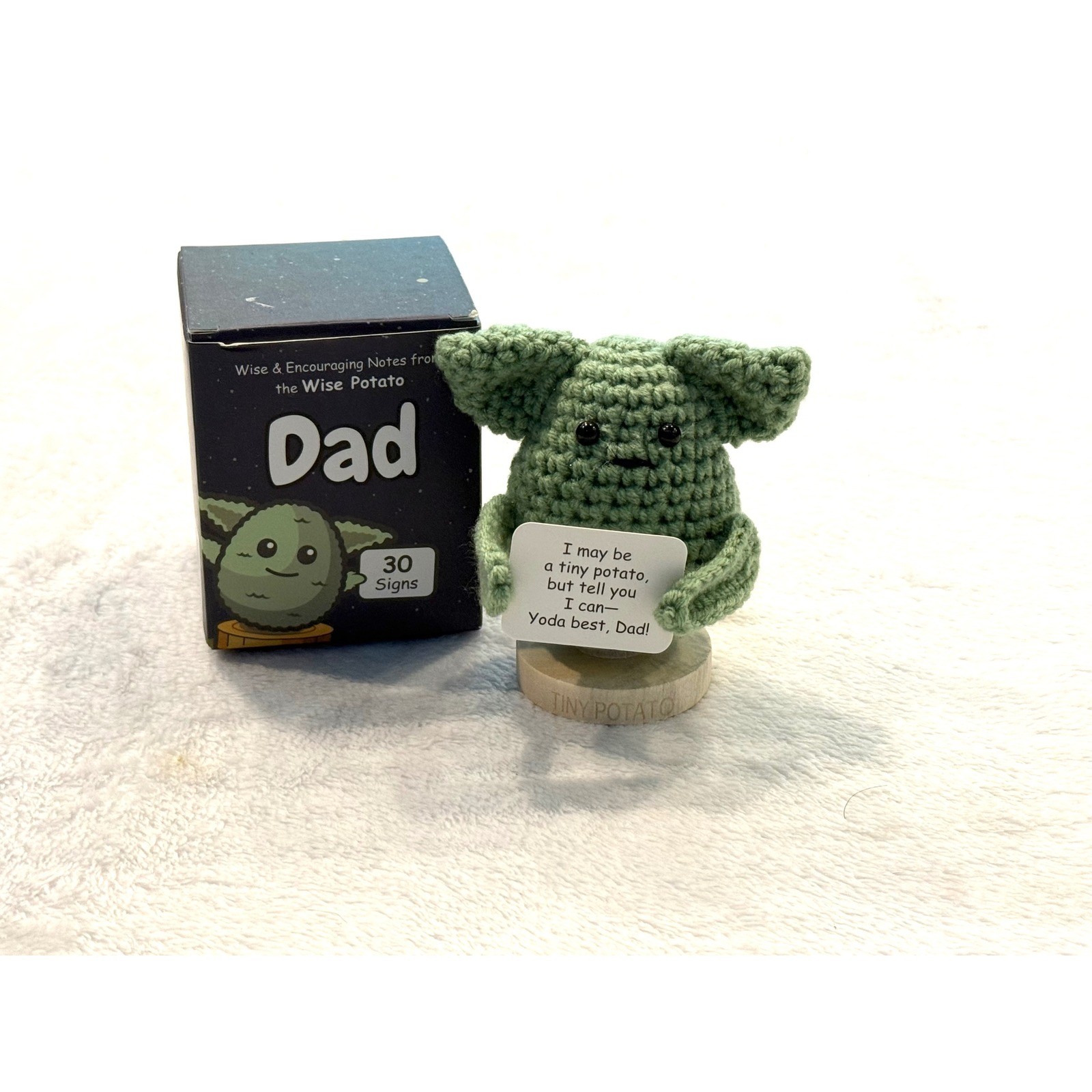 Yoda Best Dad- gift from son or daughter 30 cards included