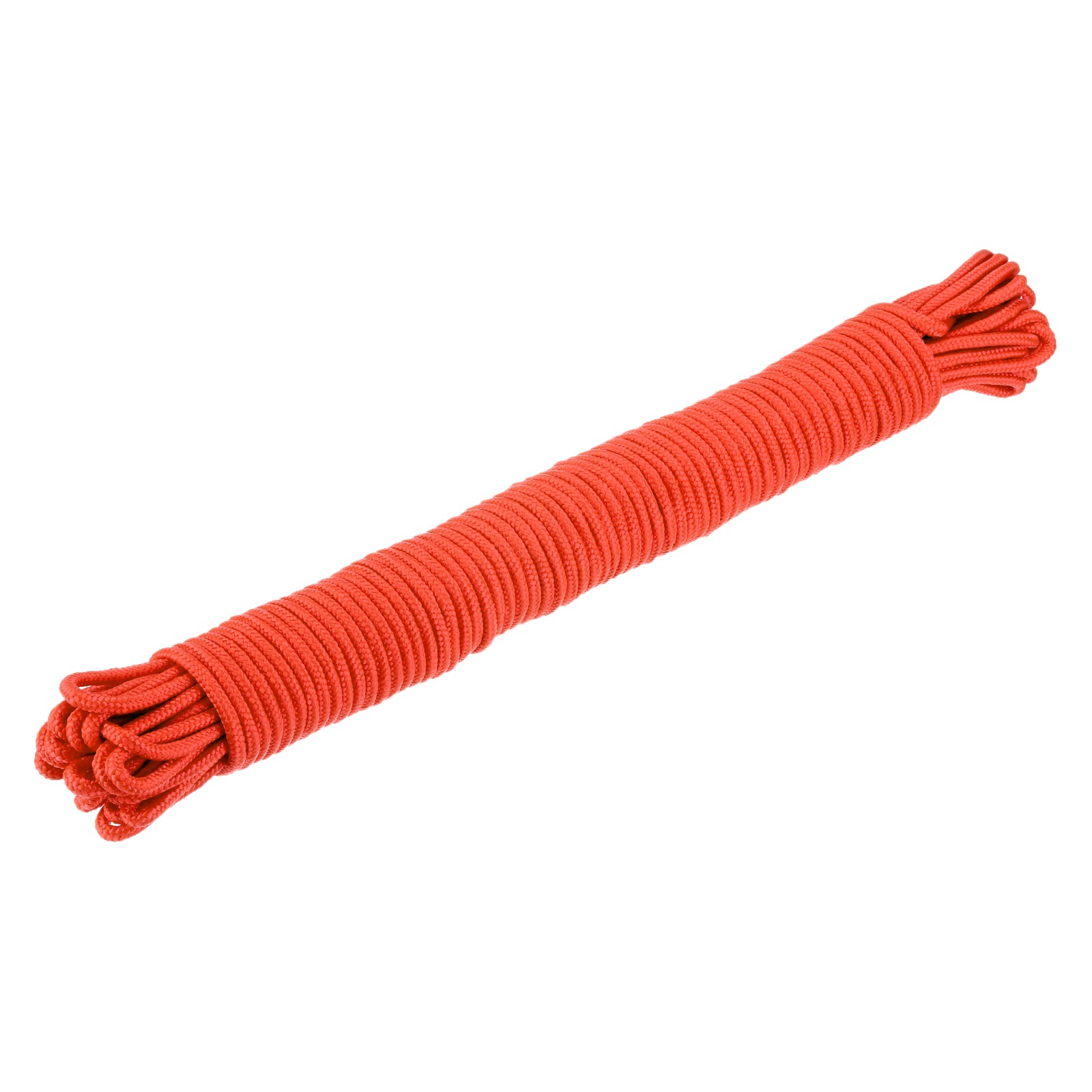 Braided Polypropylene Rope 30M/98ft 5mm Orange Indoor Outdoor