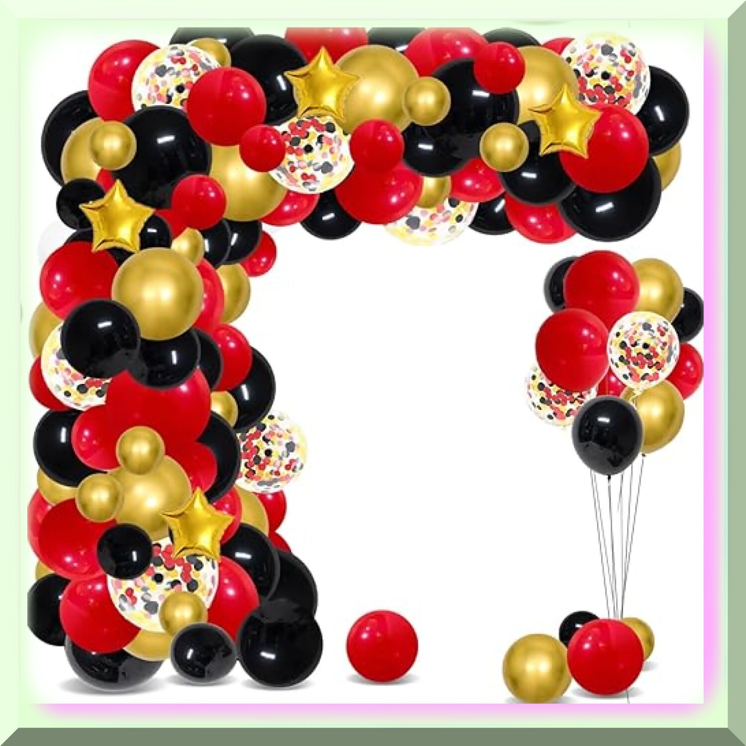 Gilded Celebration Balloon Garland Kit 116 Pcs