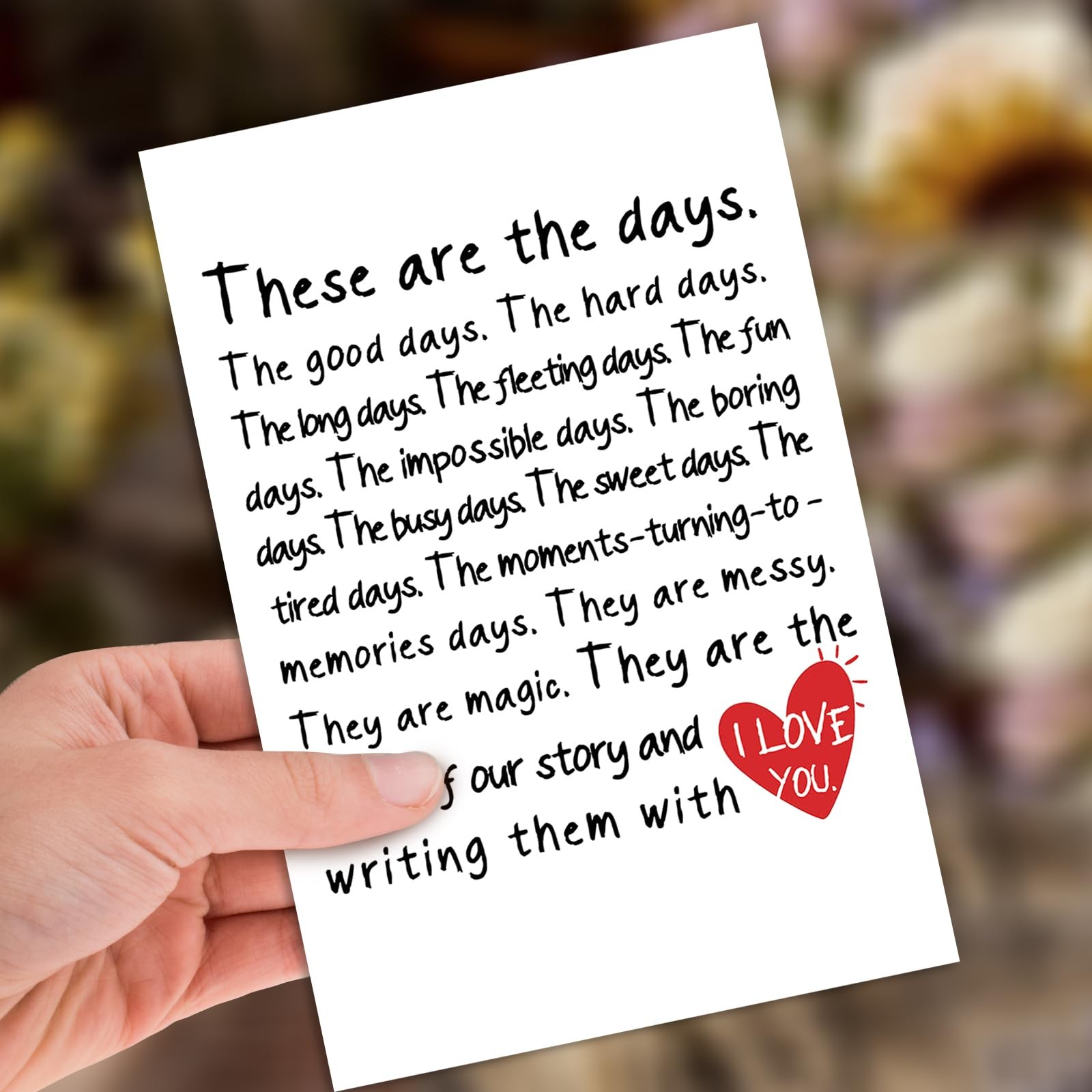 HEJOYN Fathers Day Card Gifts from Wife, 8×5.3 inches, Father’s day card 16