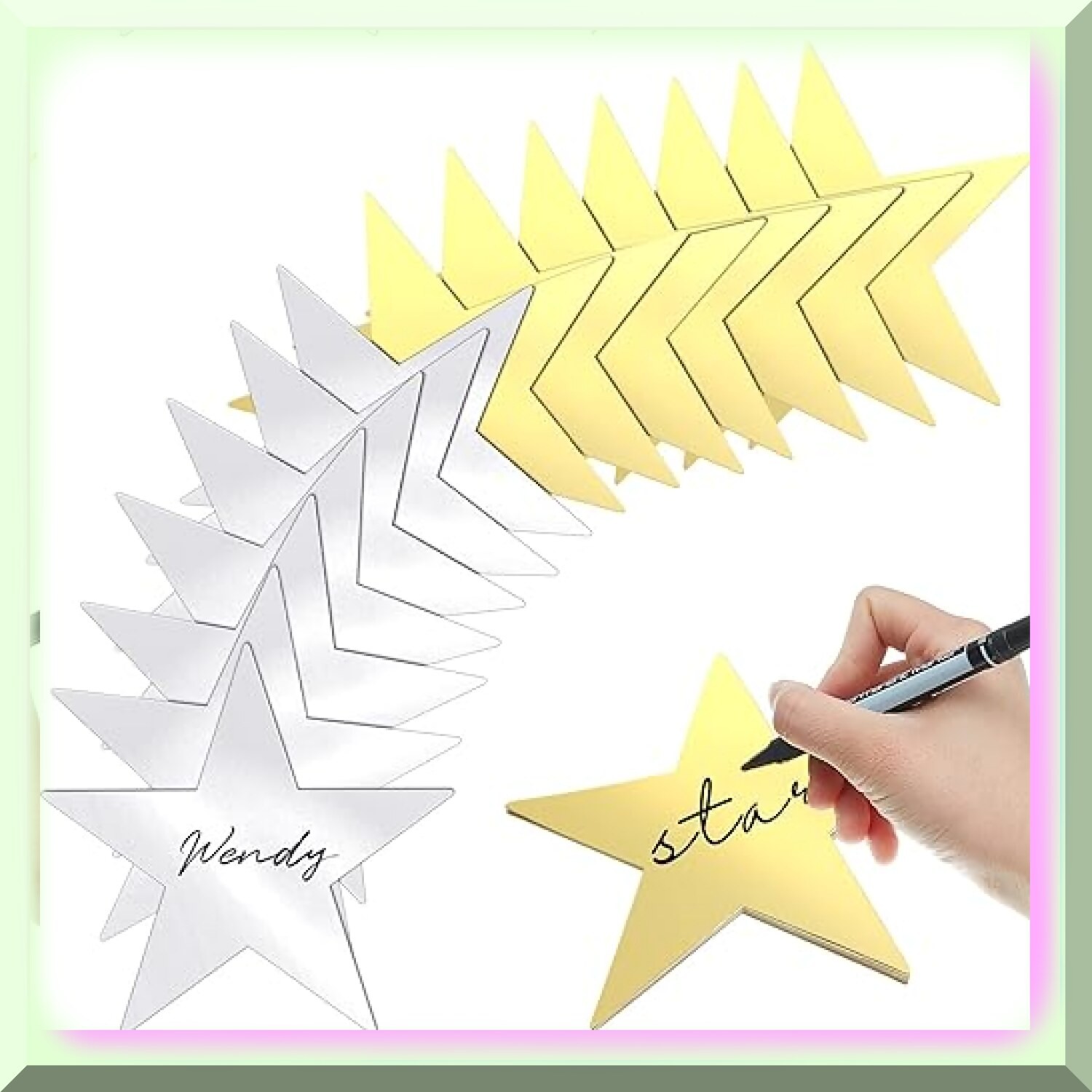 Colorful Star-Shaped Party Decorations 80 Pack