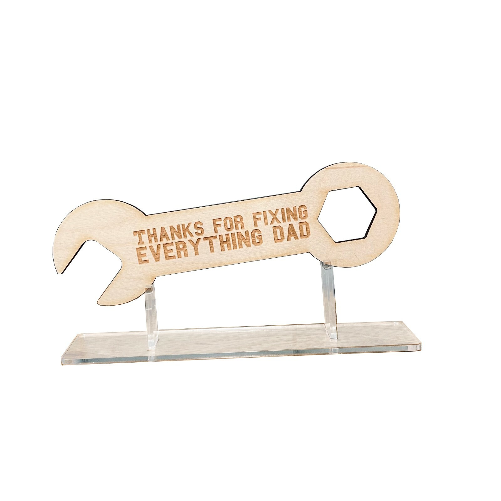 Thanks for Fixing Everything Dad Laser Sign, Birthday present, Father’s Day gift