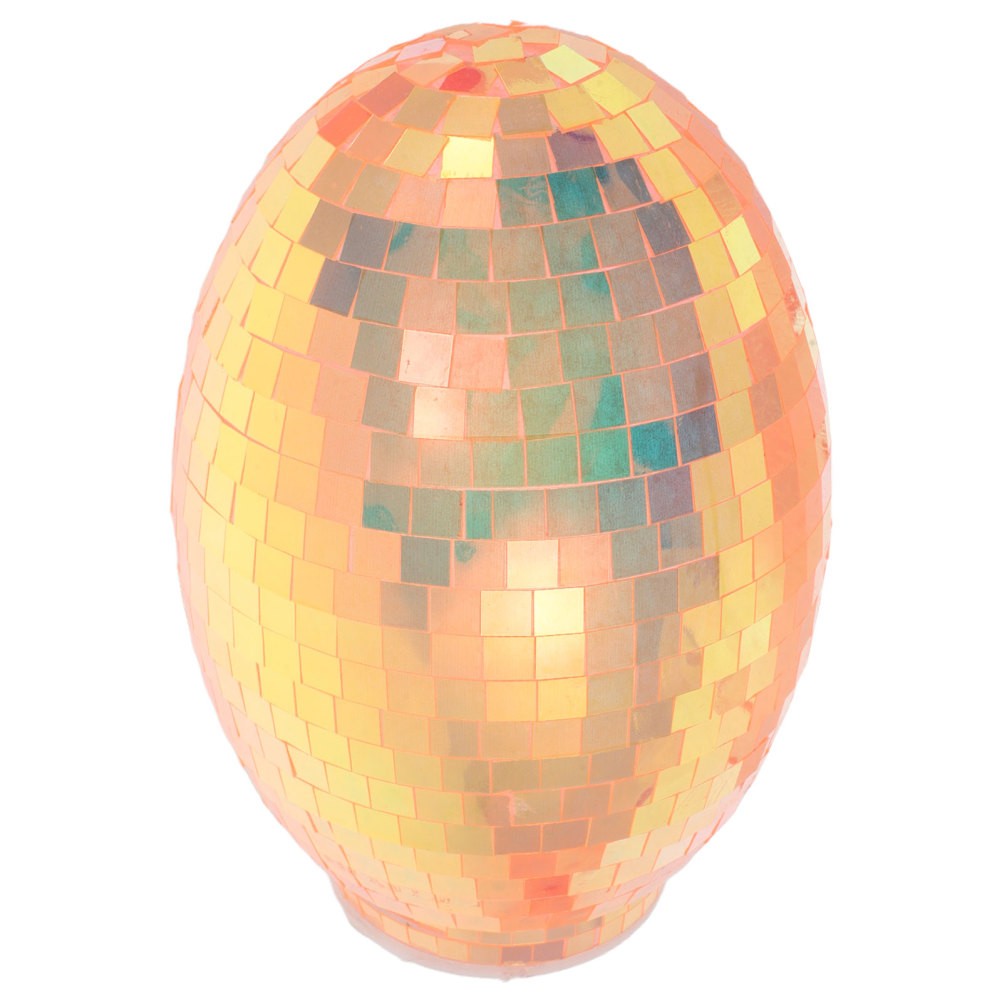 Disco Egg for Party: Table Decor Mirror Retro Disco Ball – Egg Shape Reflective