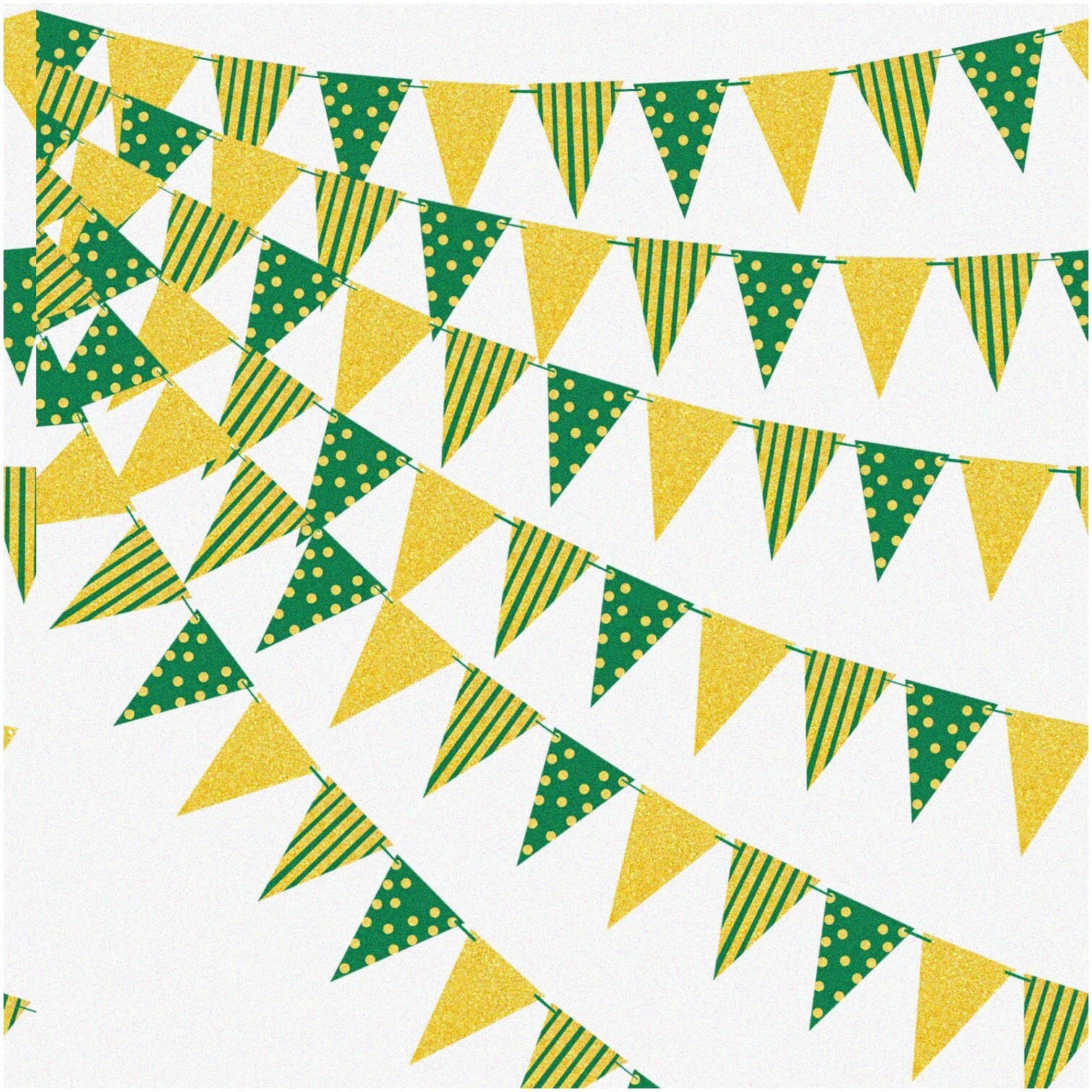 Shimmering Shamrock Glitter Flag Celebration Kit
