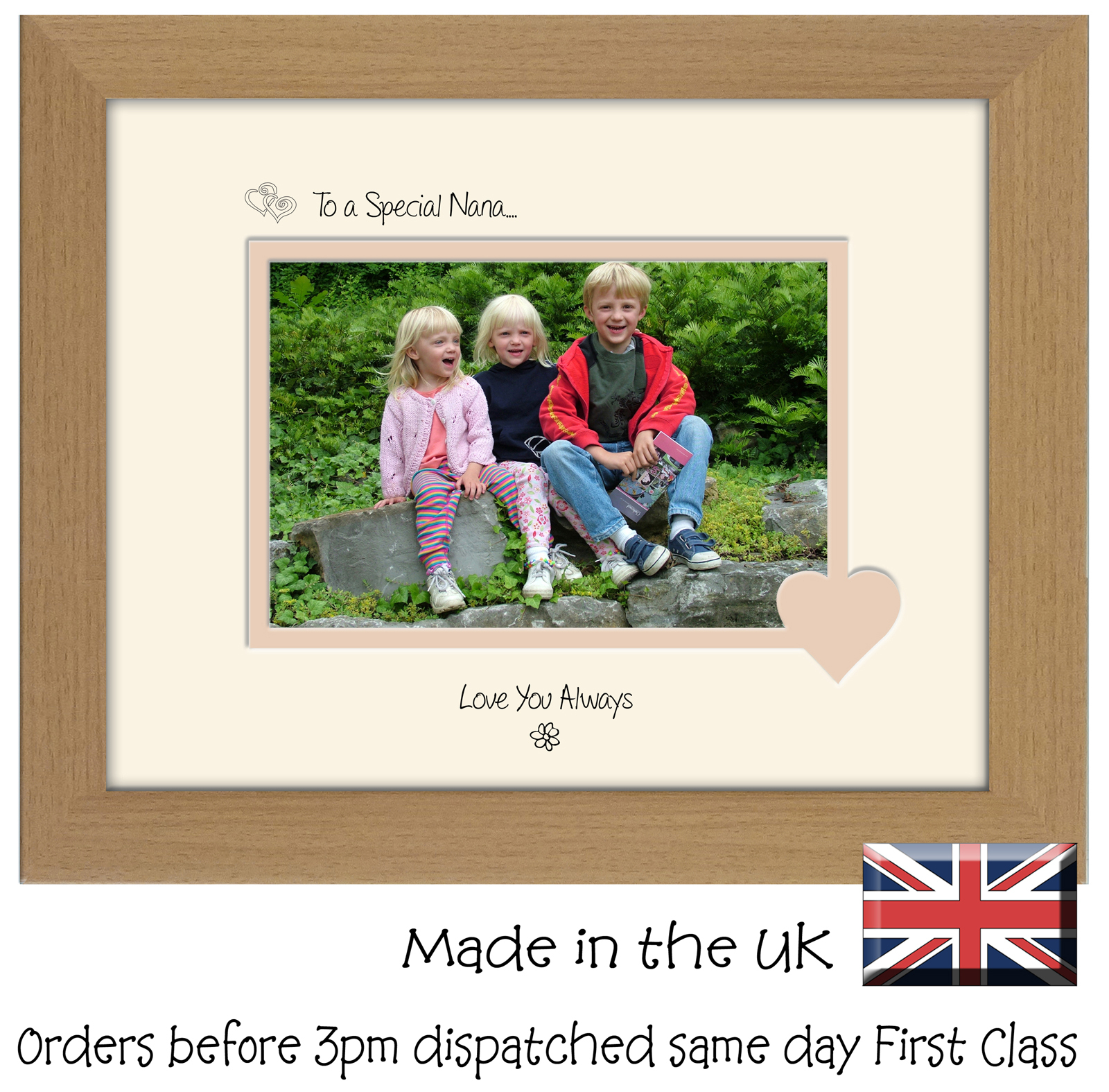 Special Nana Photo Frame Gift Sentiments 6×4 LSHT Photos in a Word