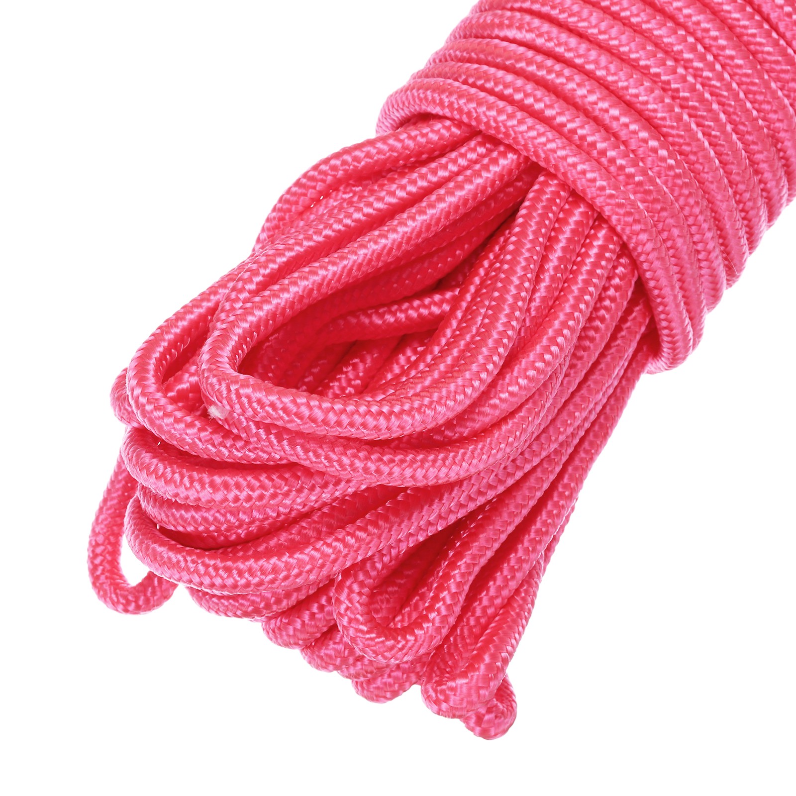 Braided Polypropylene Rope 42M/138ft 7mm Pink for