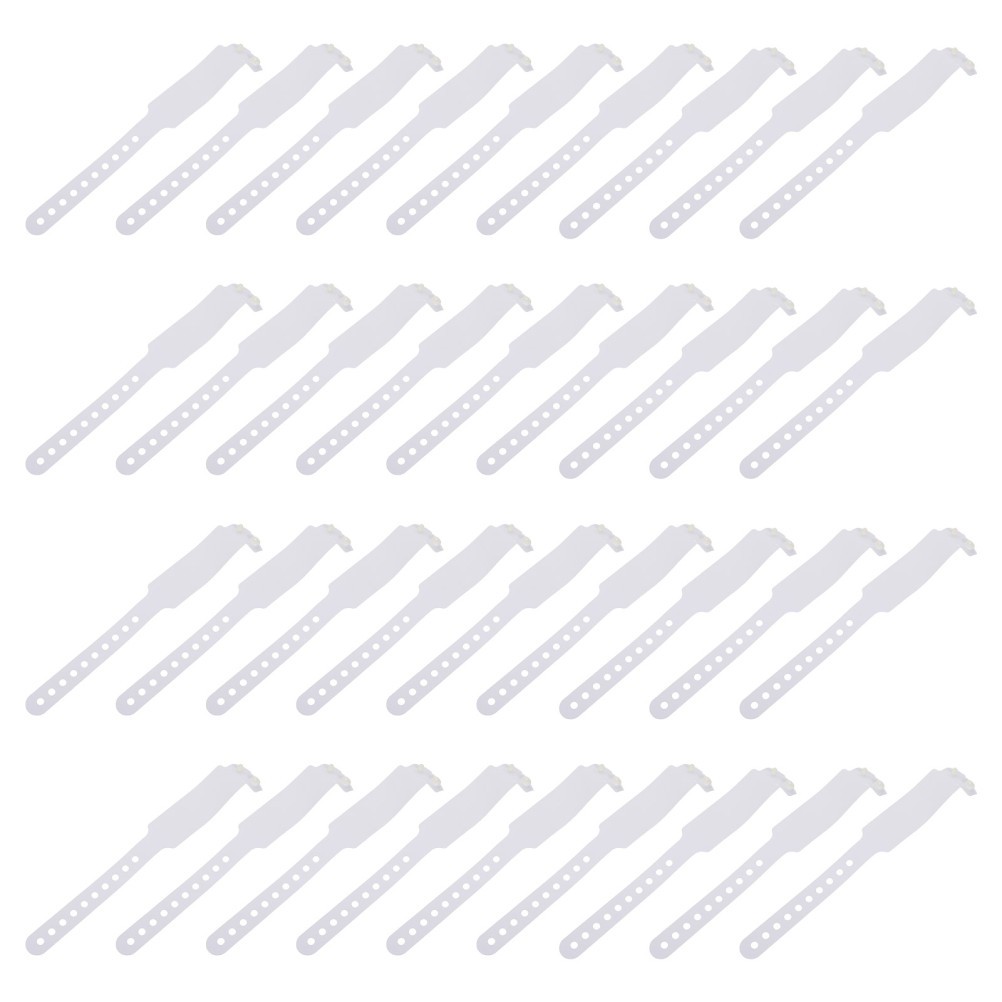 100 Pcs Hospital Identification Bracelets Hospitals Patient Wristbands