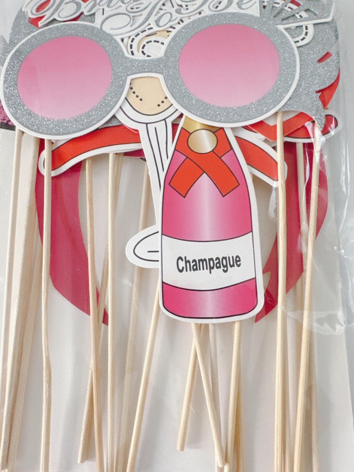 Bride to be Bachelorette Hen Night Party Selfie Photo Booth Prop Fun Game Decor