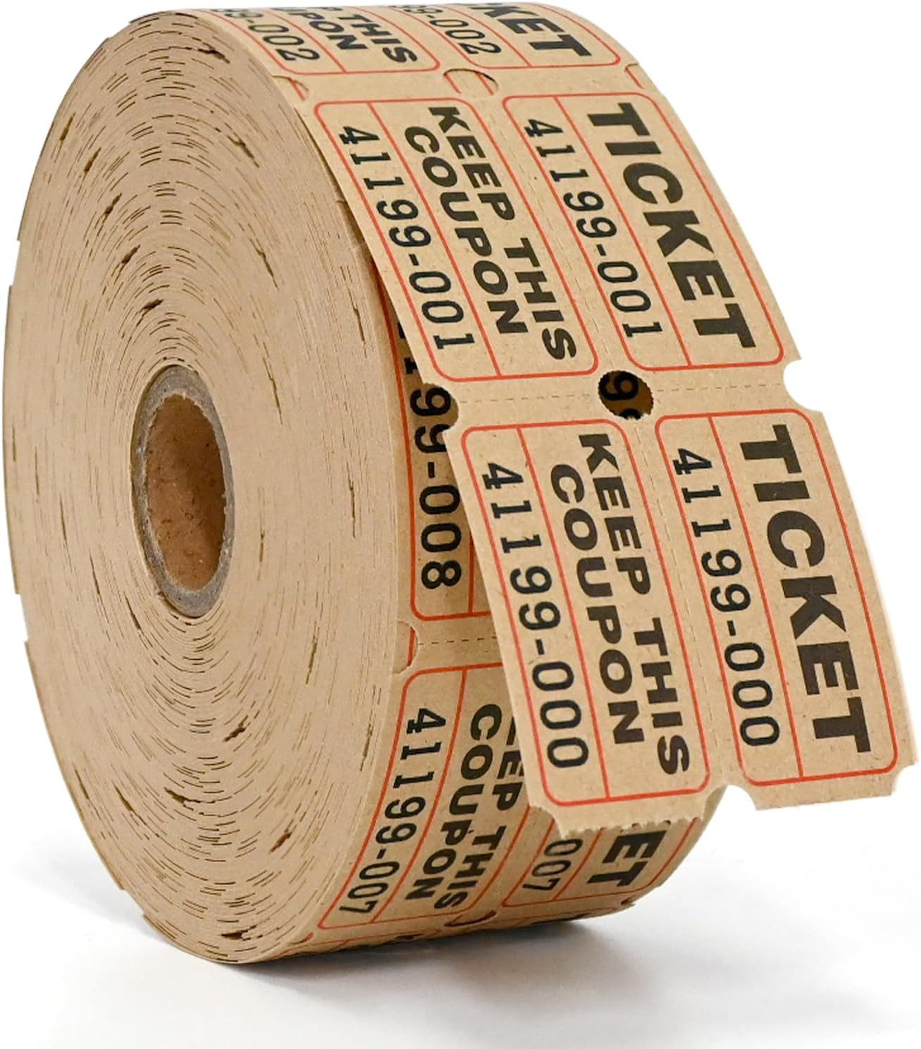 Raffle Tickets Double Rolls 1000 Per Roll 50/50 Raffle Tickets for Events,Car…
