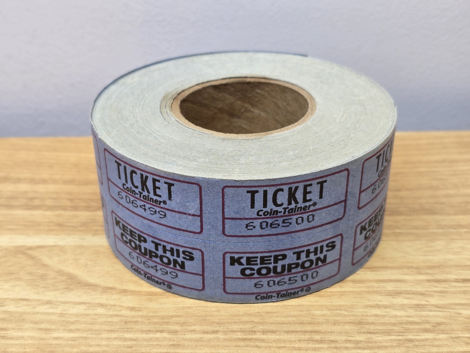 Raffle Tickets Double Roll Events Carnivals Blue Approximately 900 Partial Used