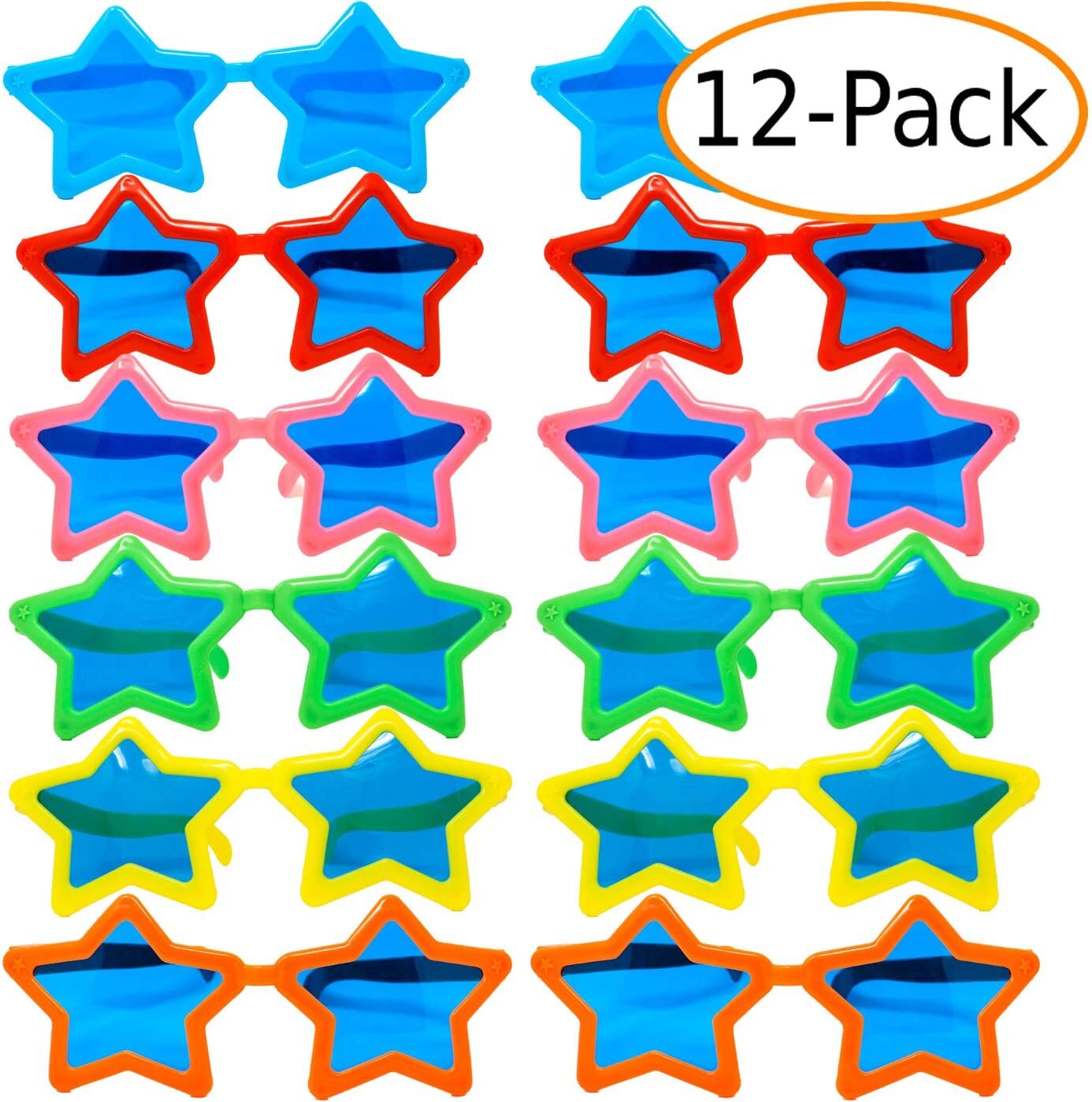 10″ JUMBO Star Party Favor Sunglasses for Photobooth Prop, Cosplay