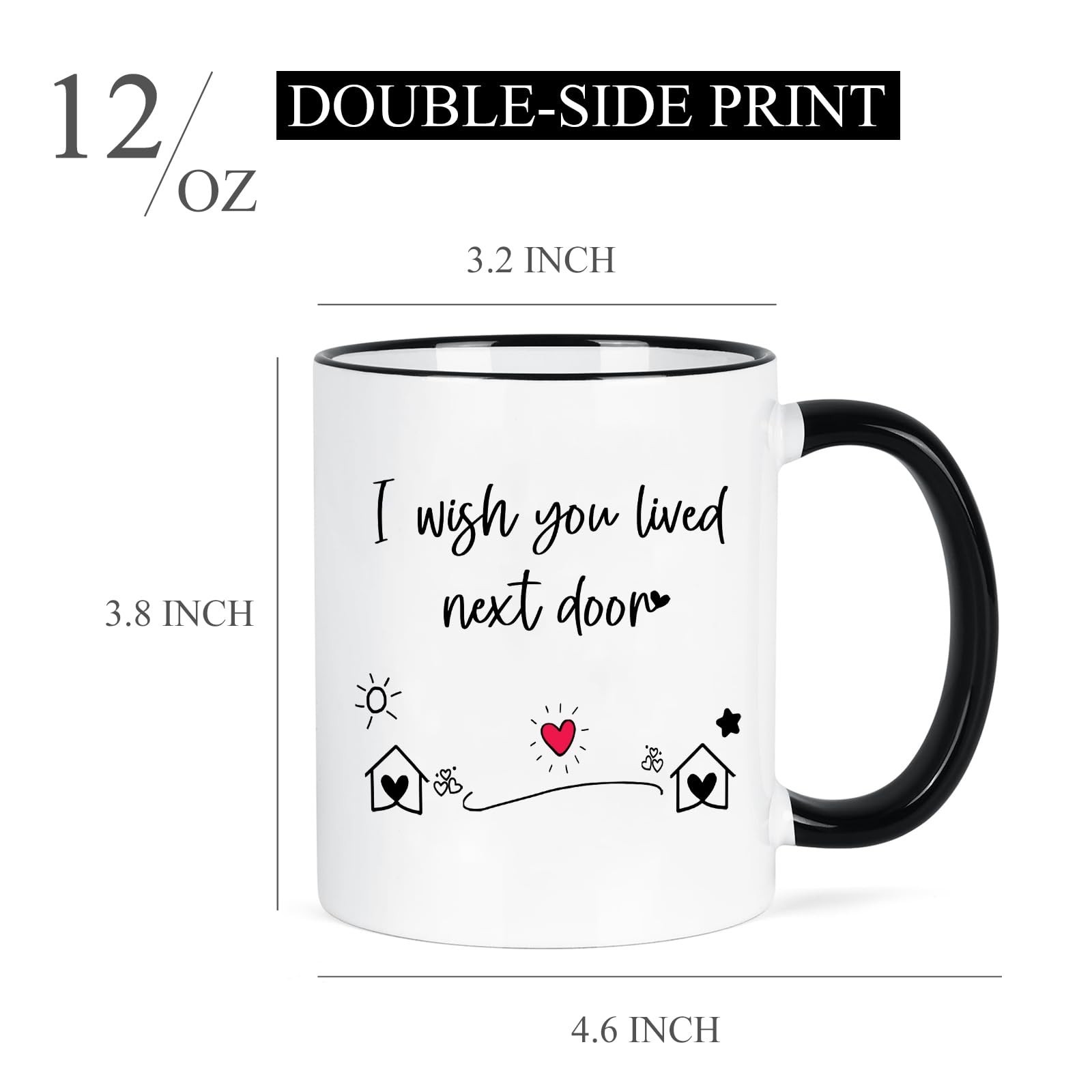 Bestie Gifts for Women: Unique Friendship Gifts – ‘I Wish You Lived Next Door…