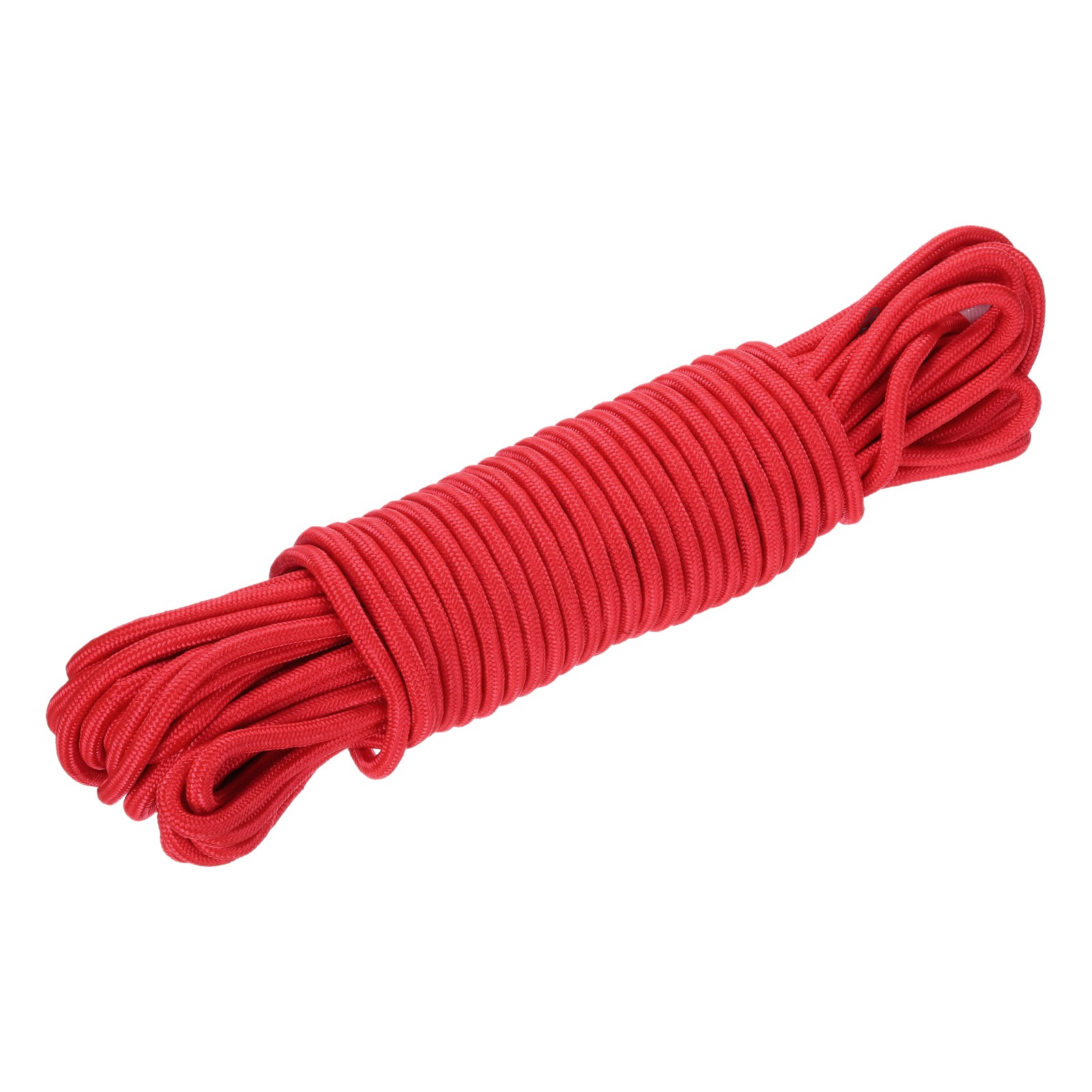 45M/147.7ft 3/8″ Red Indoor Outdoor Braided Polypropylene Rope